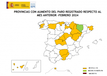 Guadalajara tiene 1.025 parados menos que en febrero de 2023