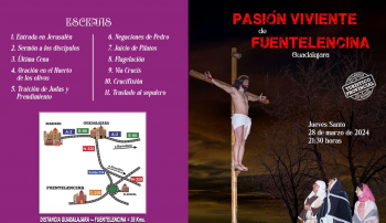 La 'Pasión Viviente' de Fuentelencina se celebrará el próximo 28 de marzo