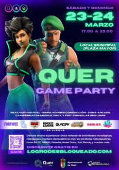 Quer volverá a ser la capital provincial del videojuego en la III Quer Game Party los días 23 y 24 de marzo