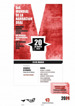 Ya están disponibles las invitaciones para la sesión de cuentos infantiles por el Día Mundial de la Narración Oral