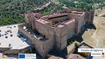 Turespaña saca a licitación las obras de conservación y la iluminación monumental del Parador de Sigüenza