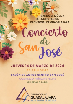 La Banda Provincial de Música ofrece este jueves el concierto de San José en el Complejo Príncipe Felipe 