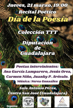 La Diputación celebrará este jueves el Día de la Poesía con un recital en la Sala de Arte Antonio Pérez