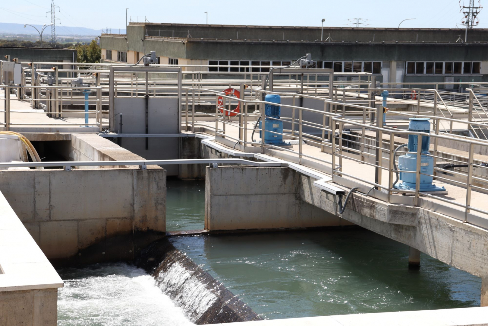 Estación de Tratamiento de Agua Potable de Mohernando//Imagen: Prensa MAS. 