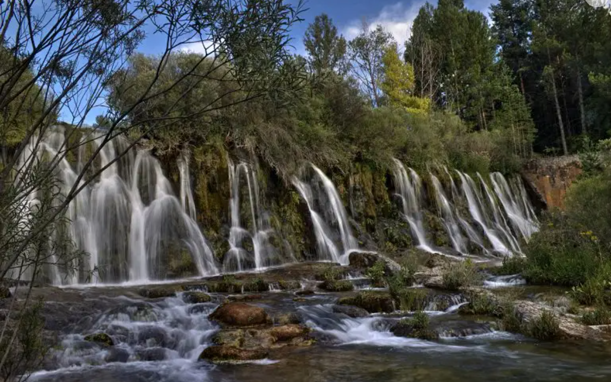La presa del Molino de Arriba en Peralejos de las Trucas. Imagen: Parque Natural del Alto Tajo