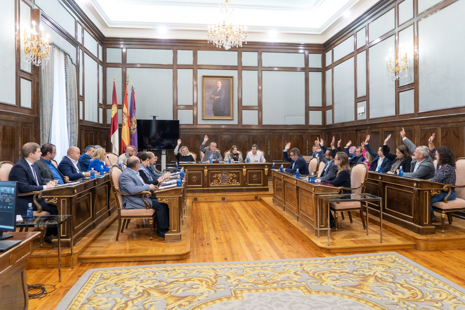 La Diputación ha fijado su posición en un Pleno extraordinario celelebrado hoy jueves//Imagen: Diputación Provincial de Guadalajara.