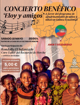 Horche celebra un concierto benéfico para apadrinar niñas y niños de Guinea Ecuatorial