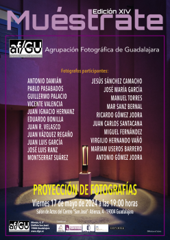 La af/GU invita a conocer la fotografía aficionada de Guadalajara en una nueva edición de Muéstrate