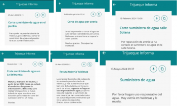 LOS VECINOS DENUNCIAN. Cortes de agua continuos en Trijueque