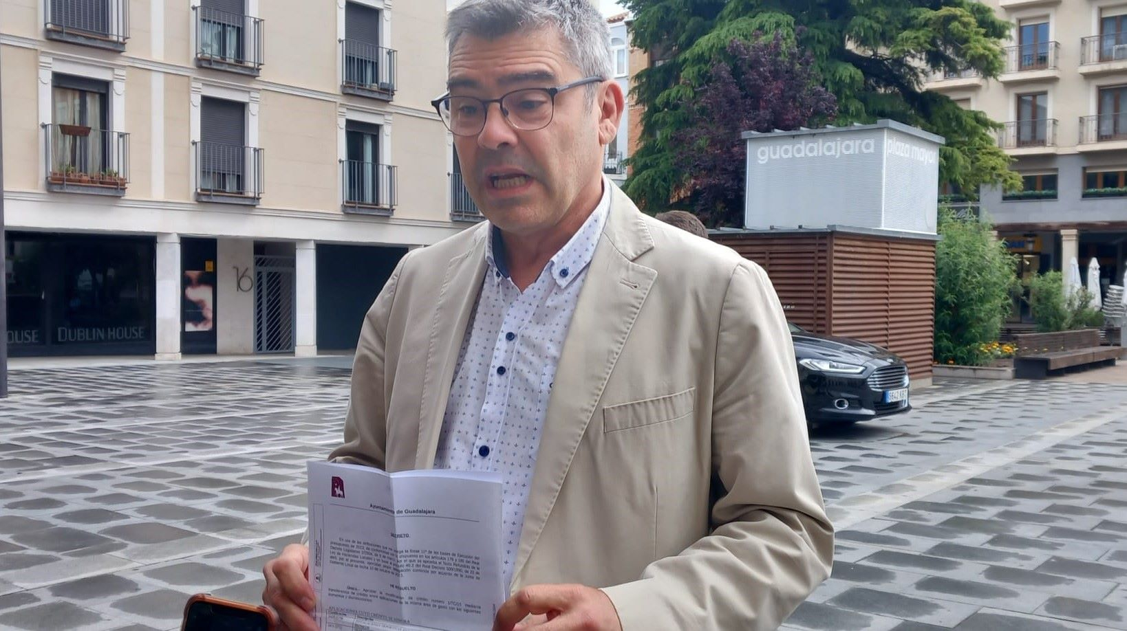 Santiago Baeza, concejal del Grupo Municipal Socialista. 