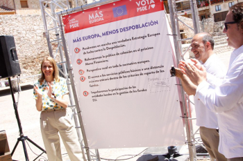 Maestre aboga por una Estrategia Europea contra la despoblación como la de Castilla-La Mancha, que blinde los servicios públicos 