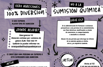 El Ayuntamiento lanza una campaña sobre cómo prevenir la sumisión química en la Feria Chica