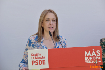 Cristina Maestre participa hoy martes en un acto electoral del PSOE en Azuqueca 