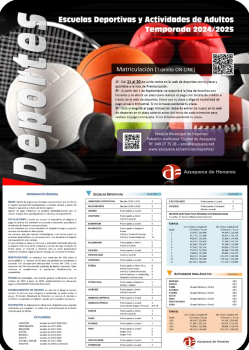 Abierta la preinscripción en la temporada deportiva 2024/2025