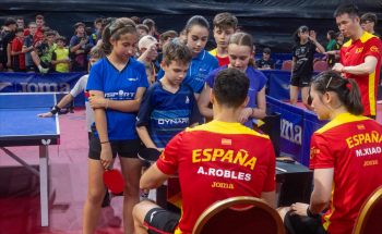Los Campeonatos de España de Tenis de Mesa en Guadalajara encaran la recta final con visita de olímpicos