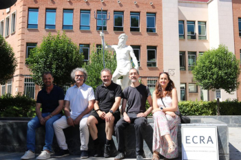 La estatua de Neptuno del Jardinillo sufre un lavado de cara