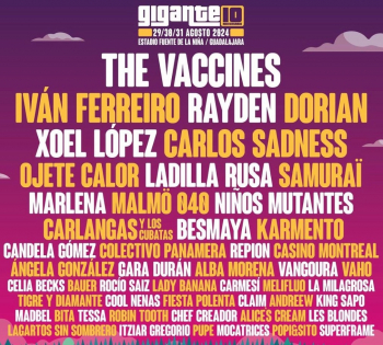 El Festival Gigante cierra su cartel de conciertos