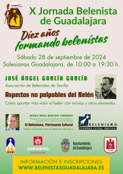 La Asociación de Belenistas celebra el X Aniversario de su Jornada con la participación del famoso belenista, José Ángel García