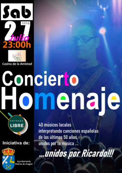 Más de 40 músicos de distintas generaciones "unidos por la música, unidos por Ricardo Valiente"