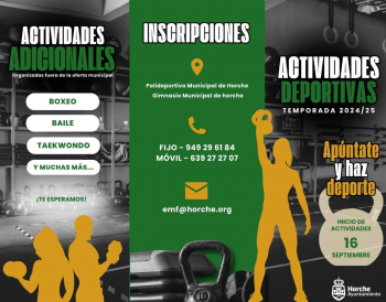 El Ayuntamiento de Horche presenta su oferta deportiva municipal para la temporada 2024/25