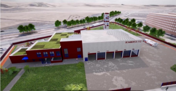 El nuevo Parque Municipal de Bomberos de Guadalajara contará con una de las torres de maniobras más altas de Castilla-La Mancha