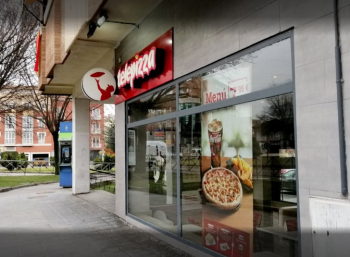 'Martes loco' ayer en Telepizza Guadalajara: cierra su local de Bejanque y recibe una inspección de Sanidad