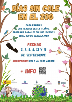El servicio de “Días sin cole se amplía también en el Zoo municipal con 30 plazas al día