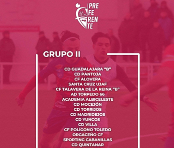 Sporting Cabanillas, CD Guadalajara B, CF Alovera y Academia Albiceleste ya conocen su camino en Preferente