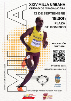 La XXIV Milla Urbana Ciudad de Guadalajara se celebrará el 12 de septiembre, en la semana de Ferias