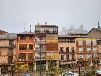 El Meteocam cumple su advertencia en Molina de Aragón con una tormenta de granizo