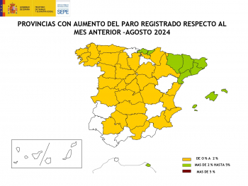 Guadalajara es la provincia de Castilla-La Mancha donde más subió el paro en agosto