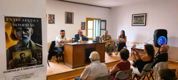 Éxito de público del homenaje póstumo a Simón Lozano en Ciruelos del Pinar con la presentación de la novela 'Entre luces y sombras', inspirada en su vida
