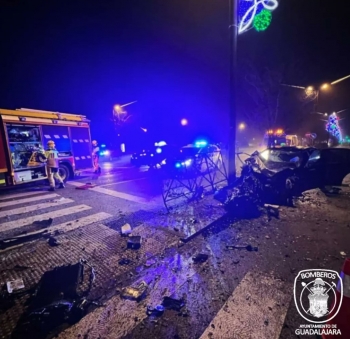 Herido grave tras un accidente en la Avenida del Ejército