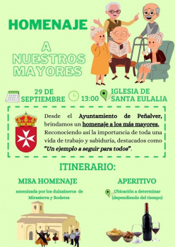 Peñalver homenajea a sus mayores este domingo