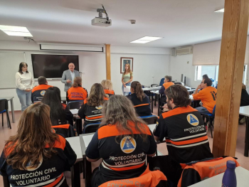 Voluntarios de Protección Civil de Brihuega, Fontanar y Quer se forman en la elaboración de planes de emergencia sanitaria y dispositivos ante riesgos previsibles