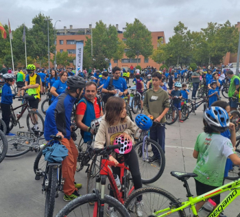 Más de 1.300 personas han participado en el Día de la Bicicleta en Guadalajara