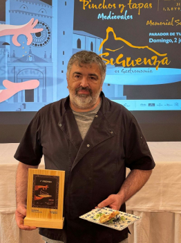 La Hormiga Pelegrina y tortilla de torreznillos del Asador Baja representará a Sigüenza en el XVI Concurso Internacional de Pinchos y Tapas Medievales