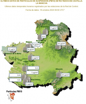 Remite el episodio por niveles elevados de polvo sahariano en Guadalajara